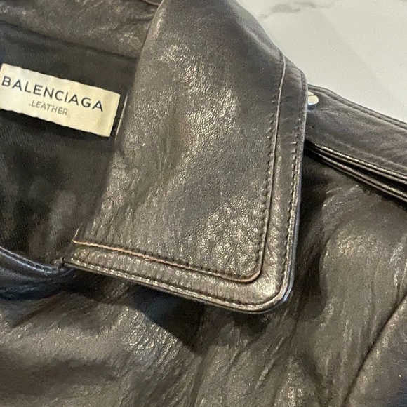 Balenciaga biker lamb leather jacket size 40 (M) - Picture 5 of 11